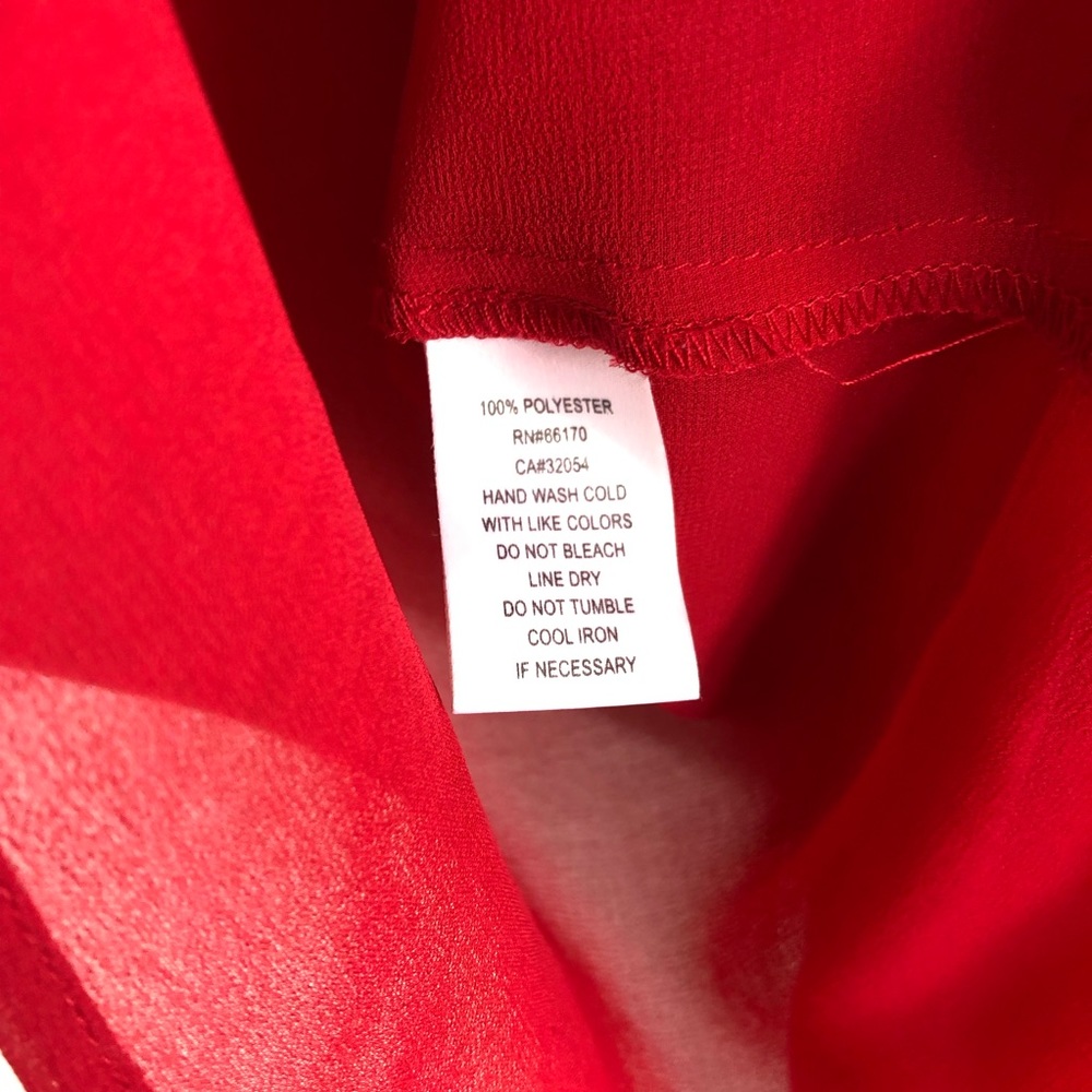 Urban Outfitters Nom De Plume By YaYa Kris Western Tipped Red Button Down Shirt - Picture 8 of 13